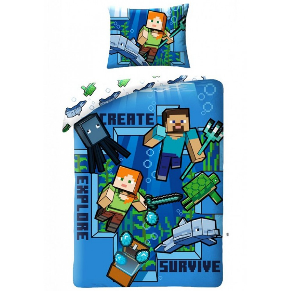 Minecraft dječja posteljina