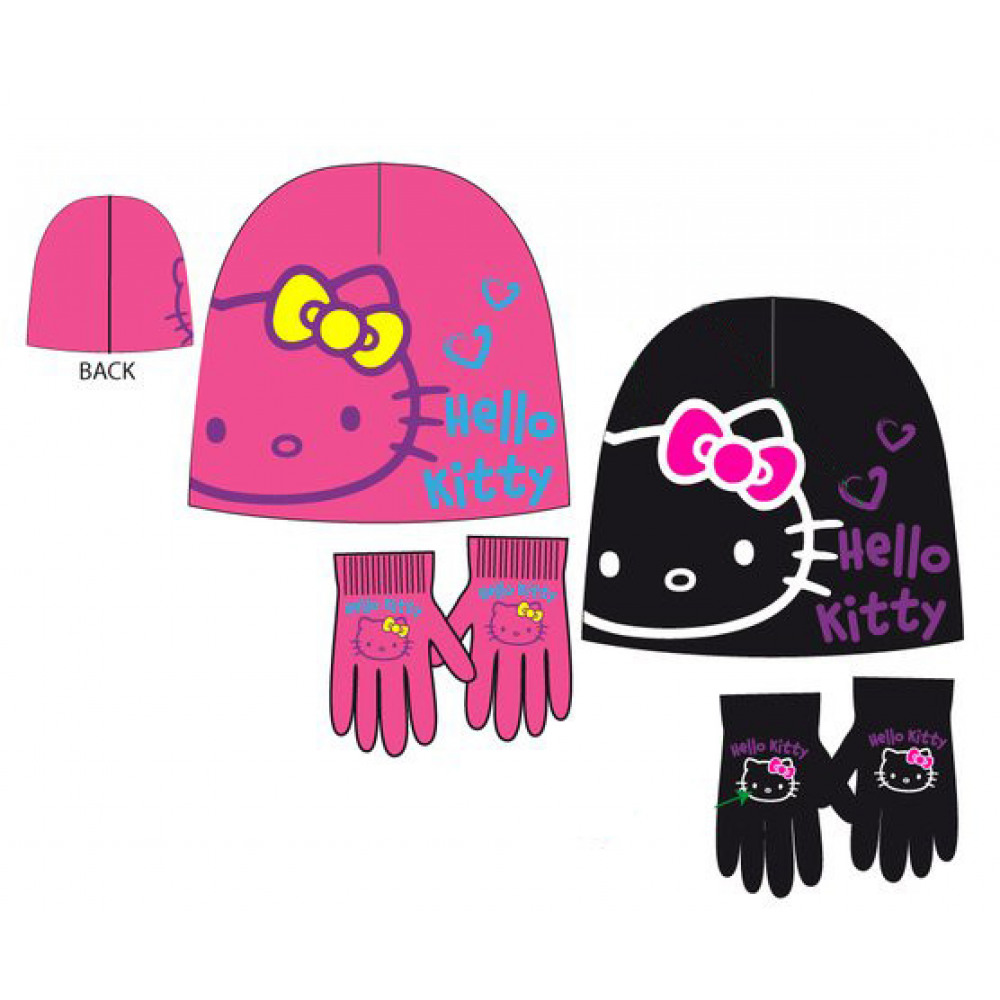 Hello Kitty kapa+rukavice
