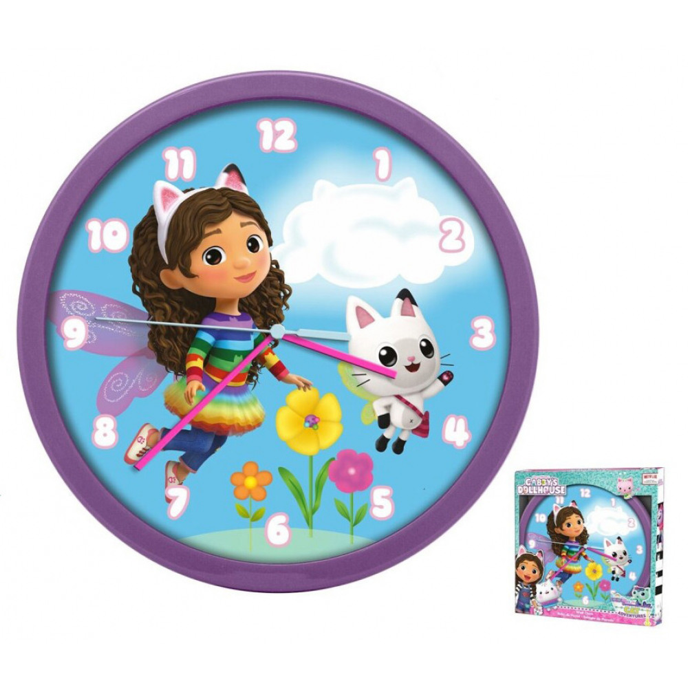 Gabina kuća lutaka zidni sat (25cm)