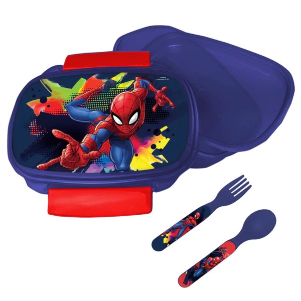 Spiderman kutija za užinu + pribor