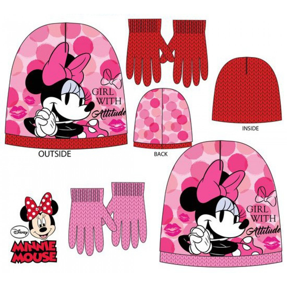 Minnie kapa+rukavice