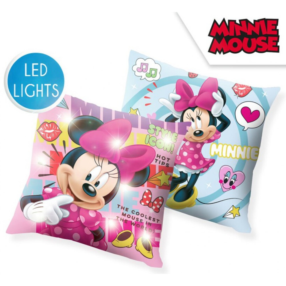 Minnie LED light dekorativni jastuk