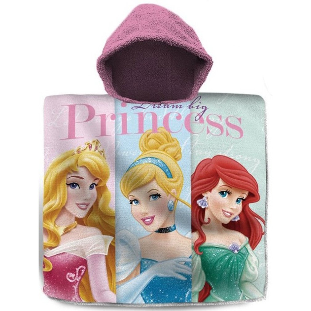 Princess pončo dječji ručnik