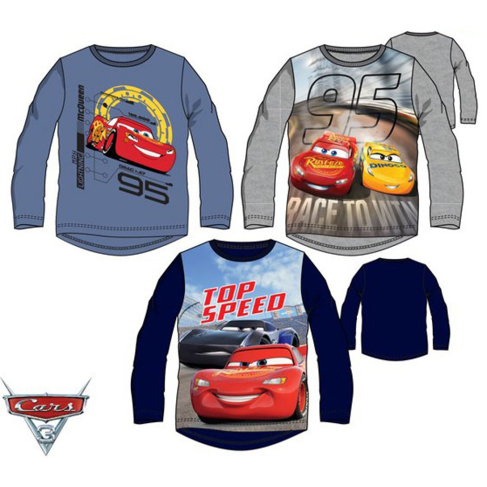 Cars dječja majica dugih rukava