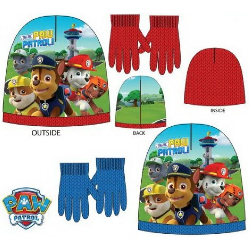 Paw Patrol kapa + rukavice set za djecu